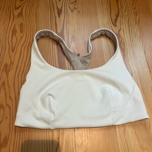 lululemon athletica white Racerback Sports Bra